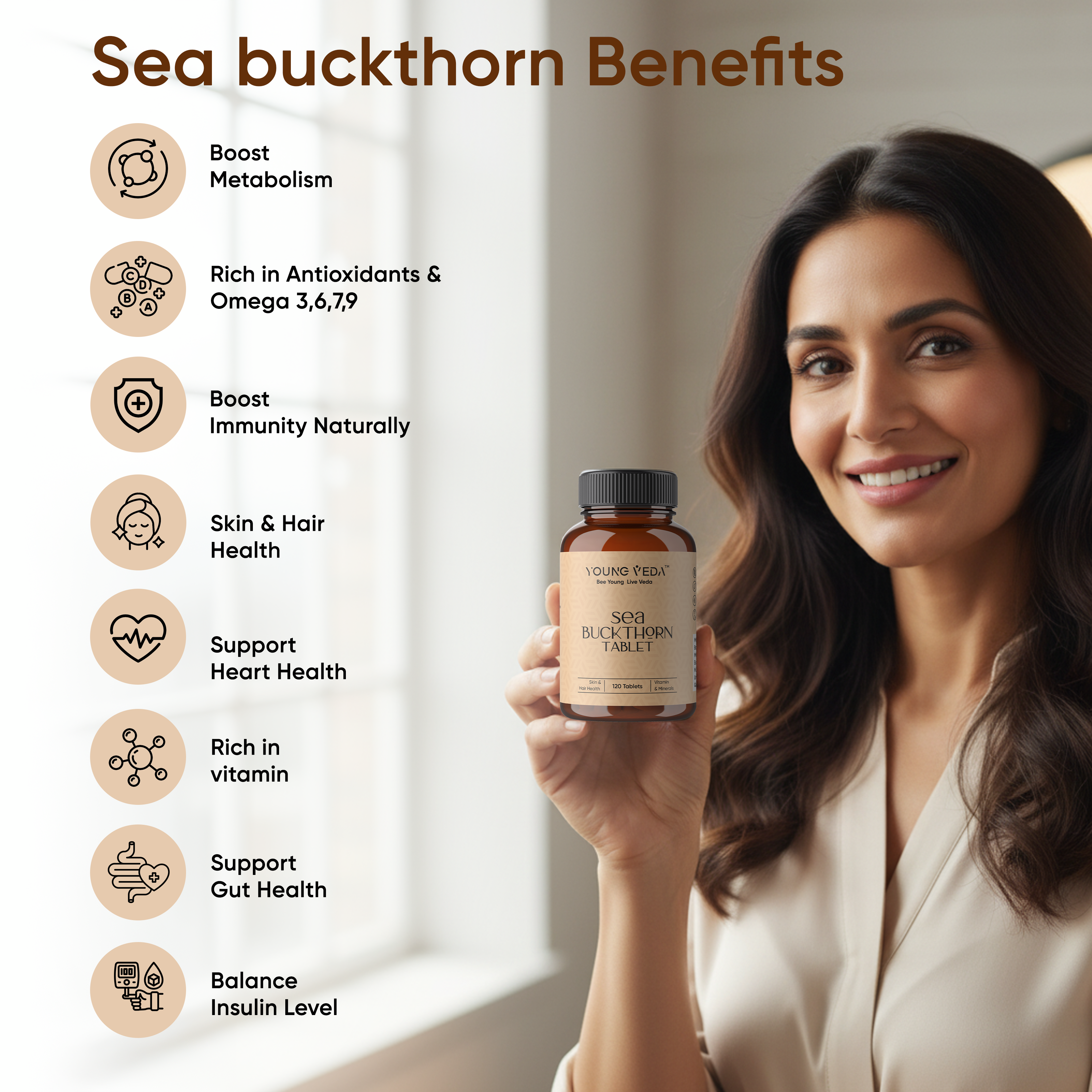 Sea Buckthorn Tablet for daily supplement