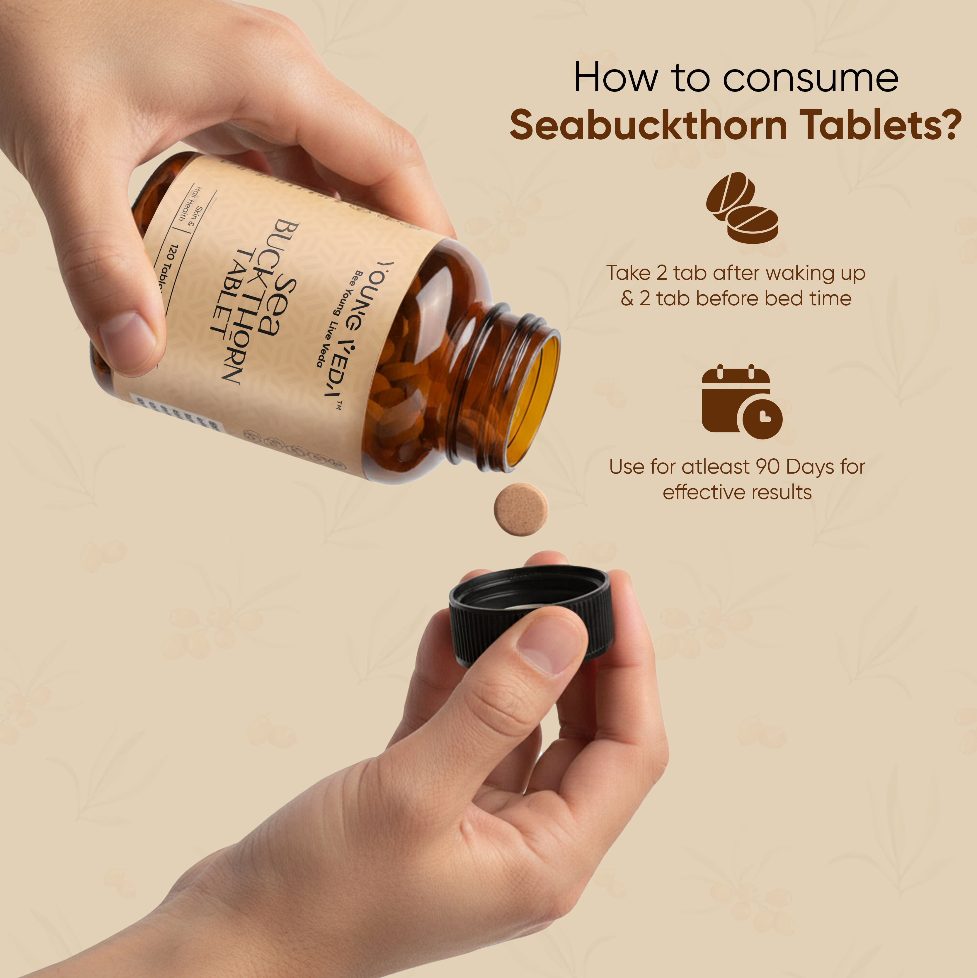 Sea Buckthorn Tablet for daily supplement