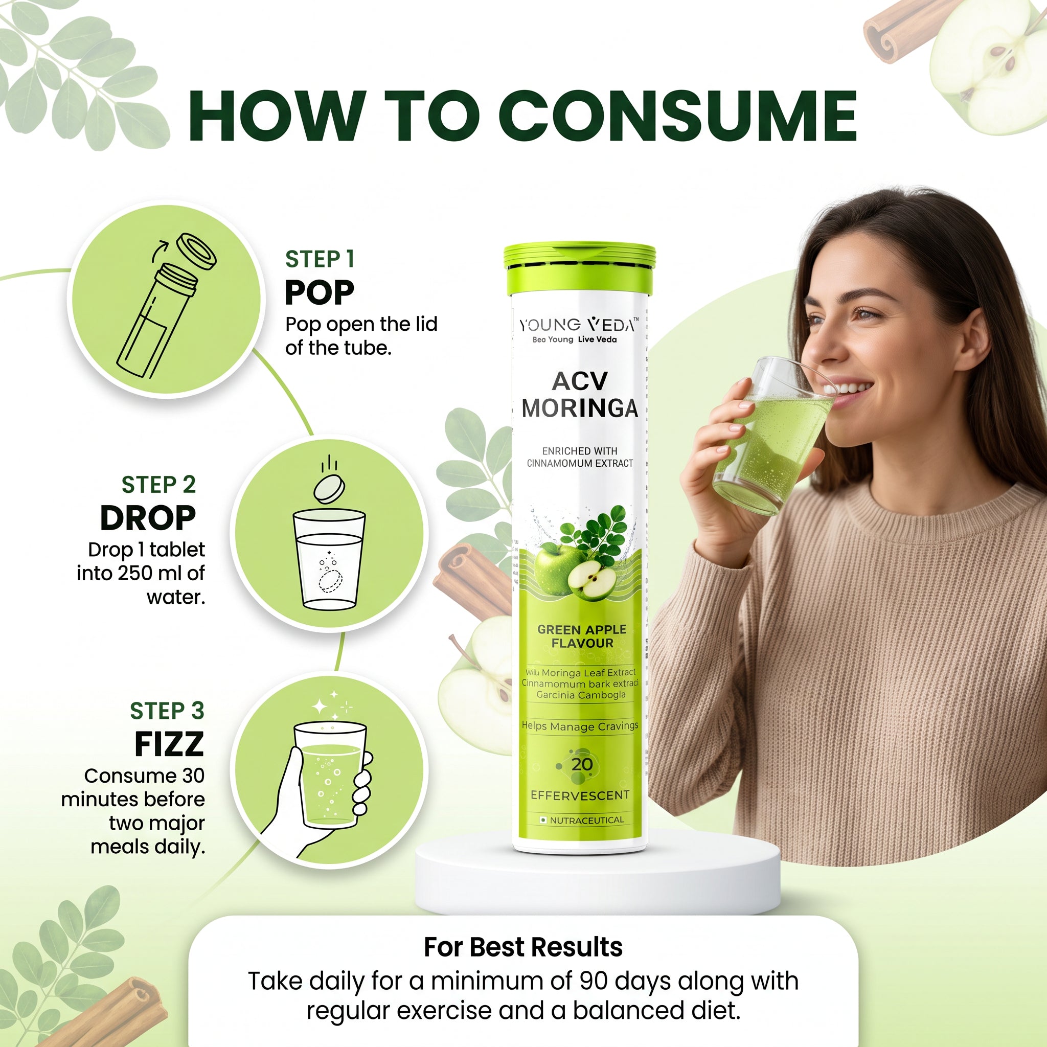 ACV Moringa For Craving Control