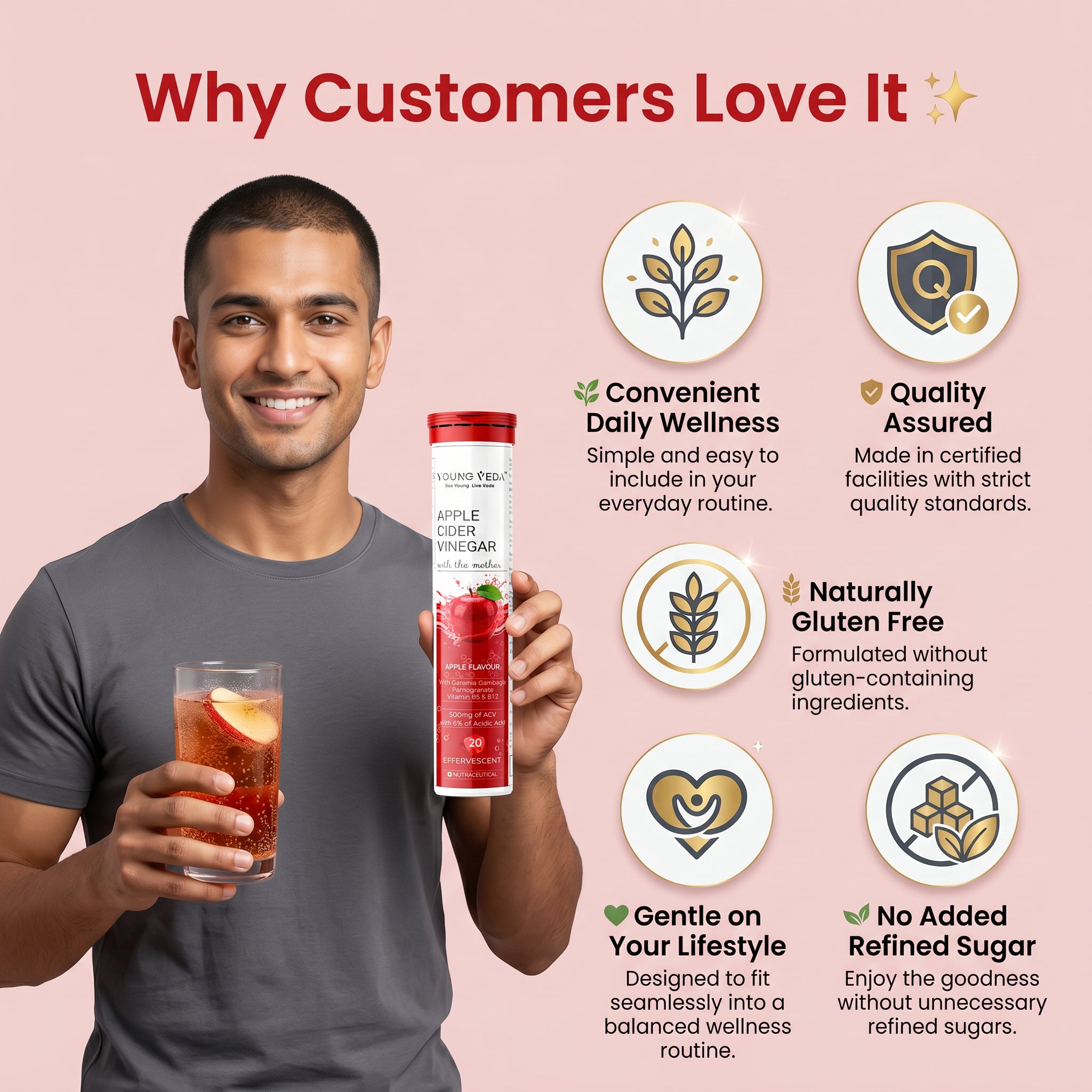 Apple Cider Vinegar Effervescent with the mother