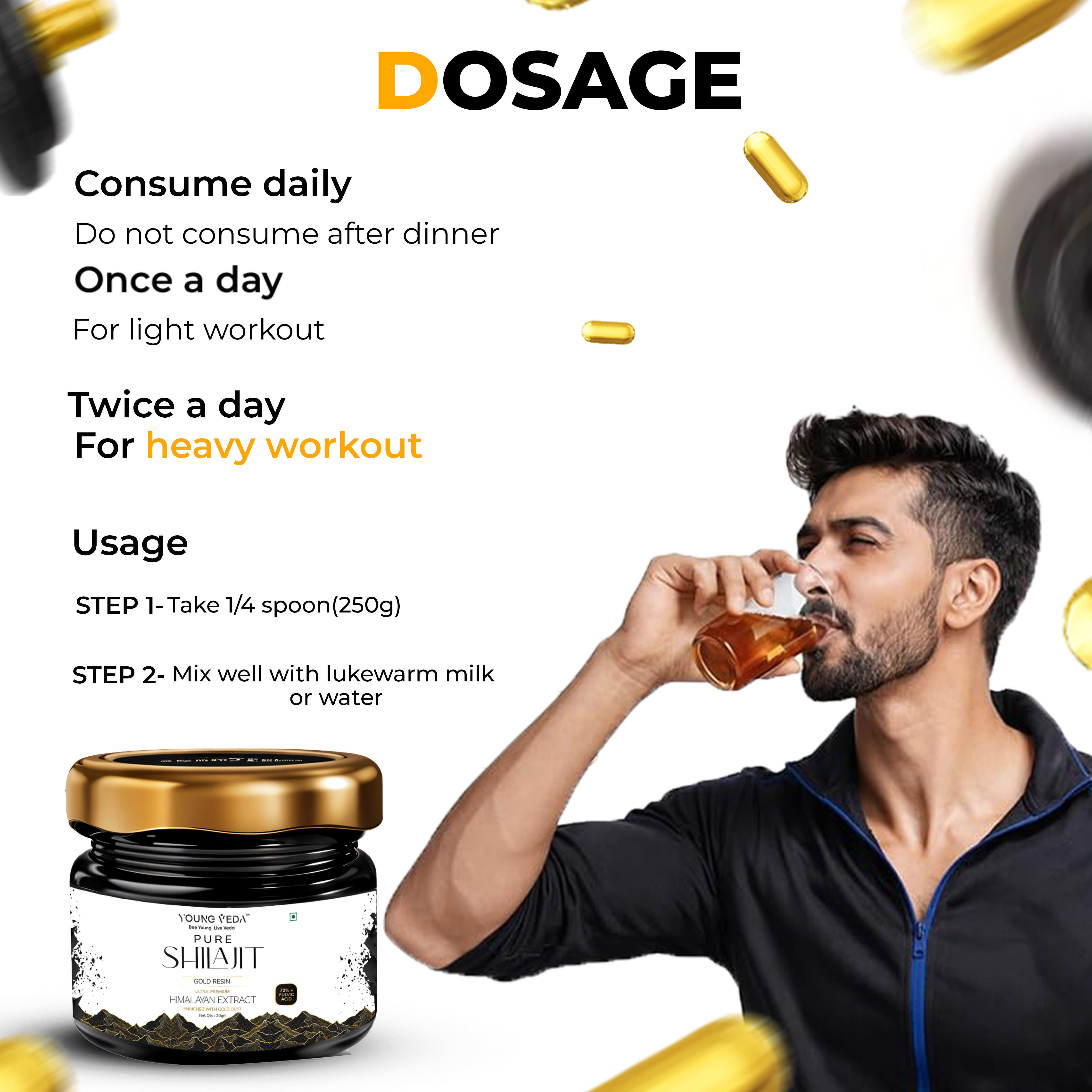 Pure Shilajit Gold Resin