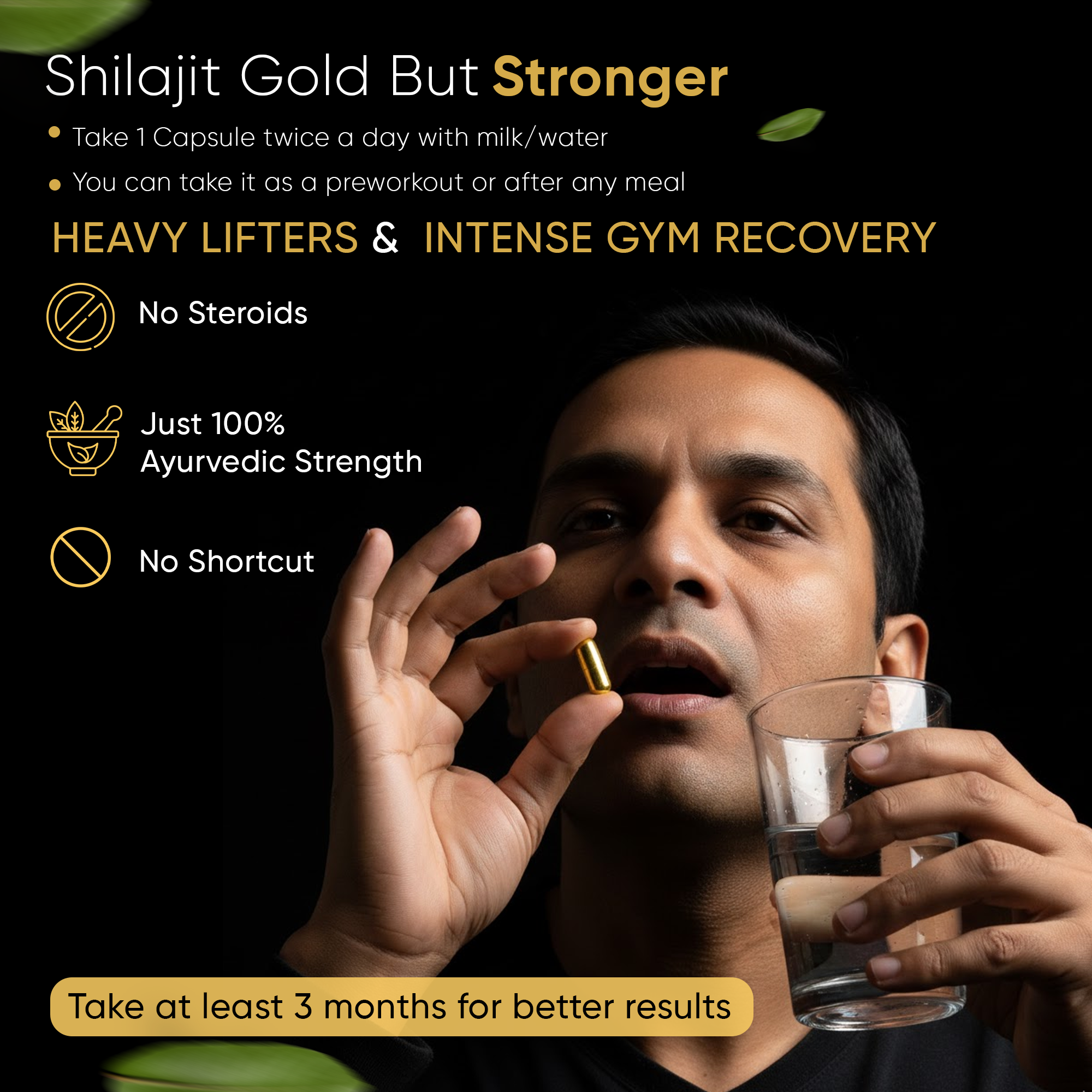 Gold Shilajit Capsules for Stamina & Endurance
