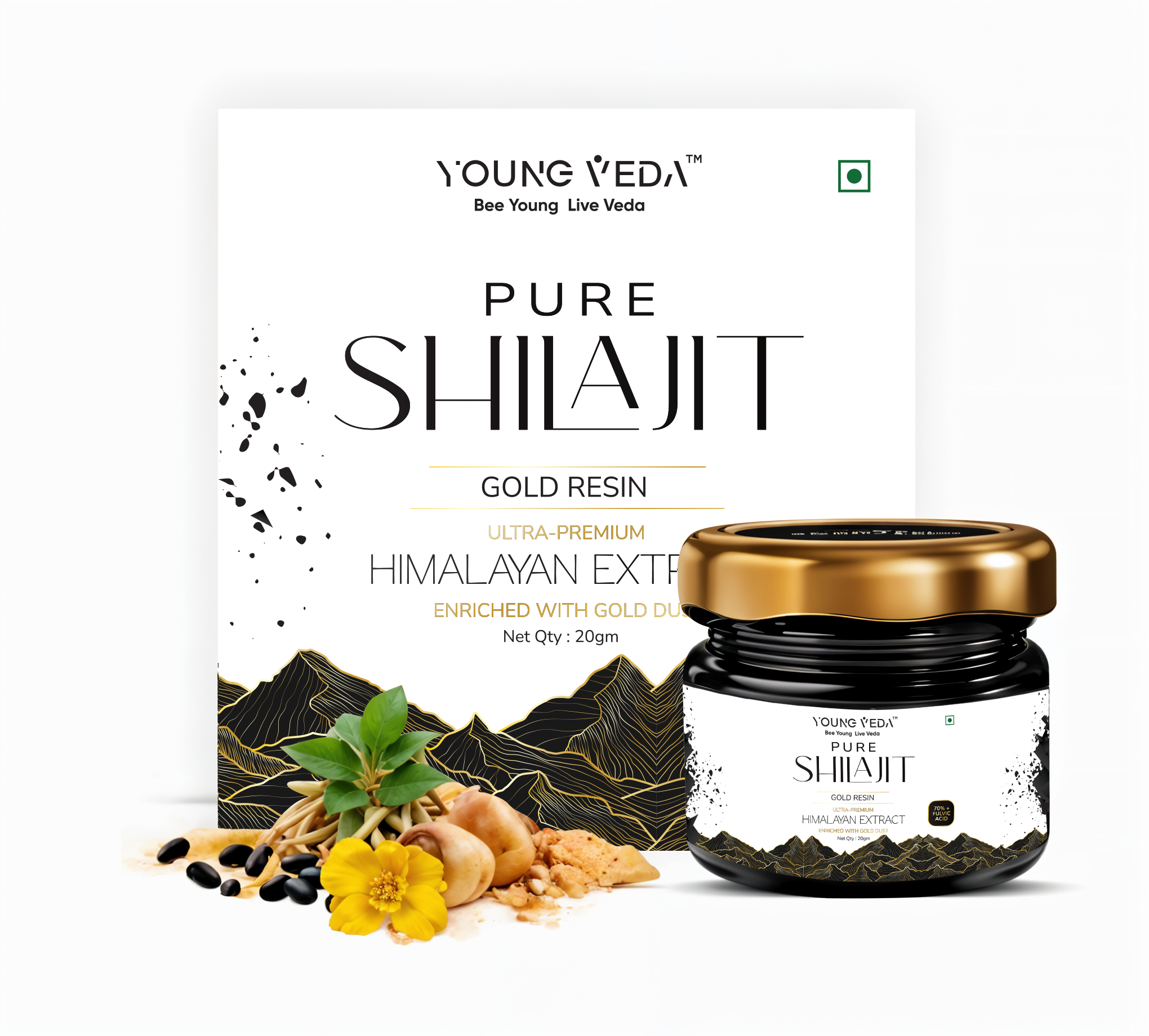 Pure Shilajit Gold Resin