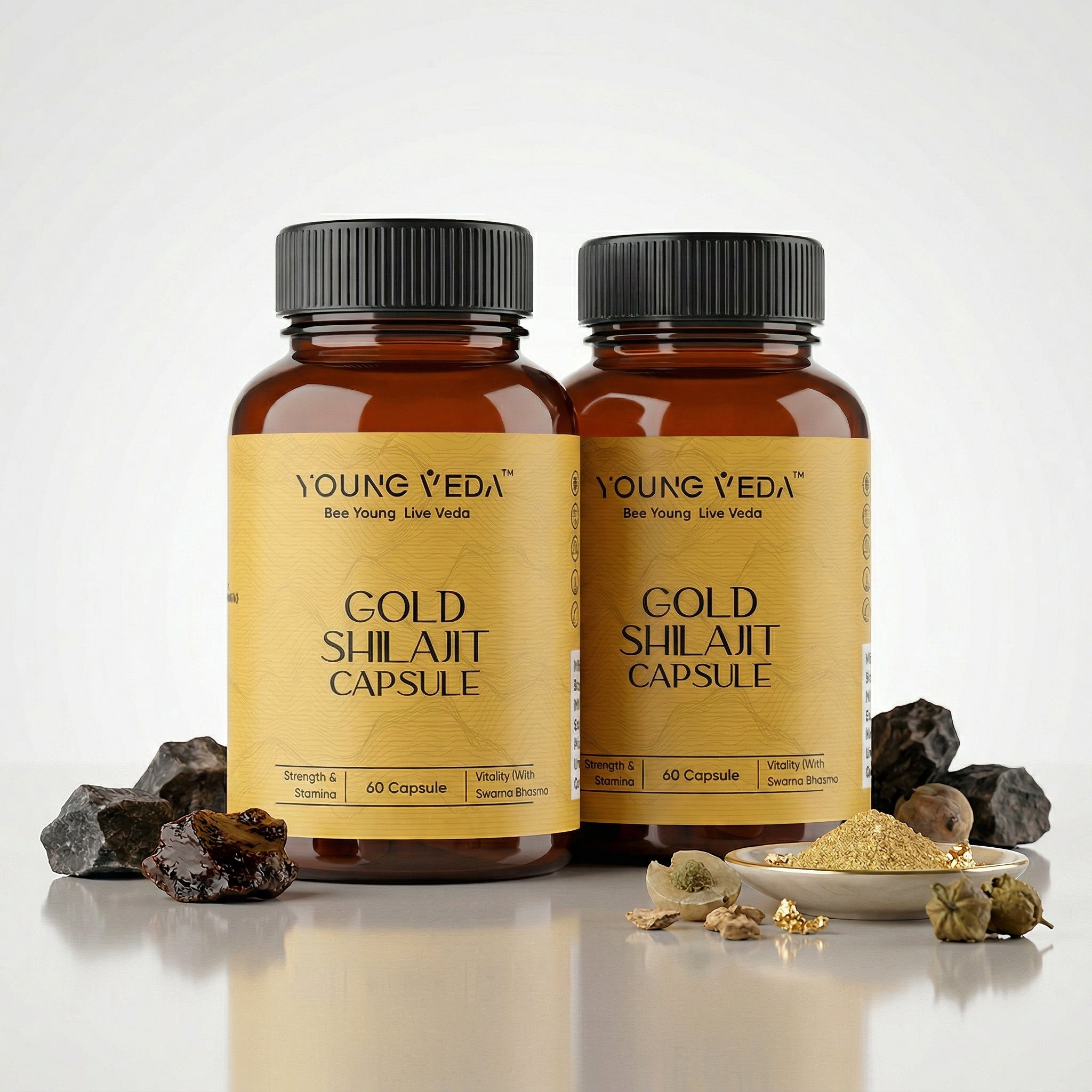 Gold Shilajit Capsules for Stamina & Endurance