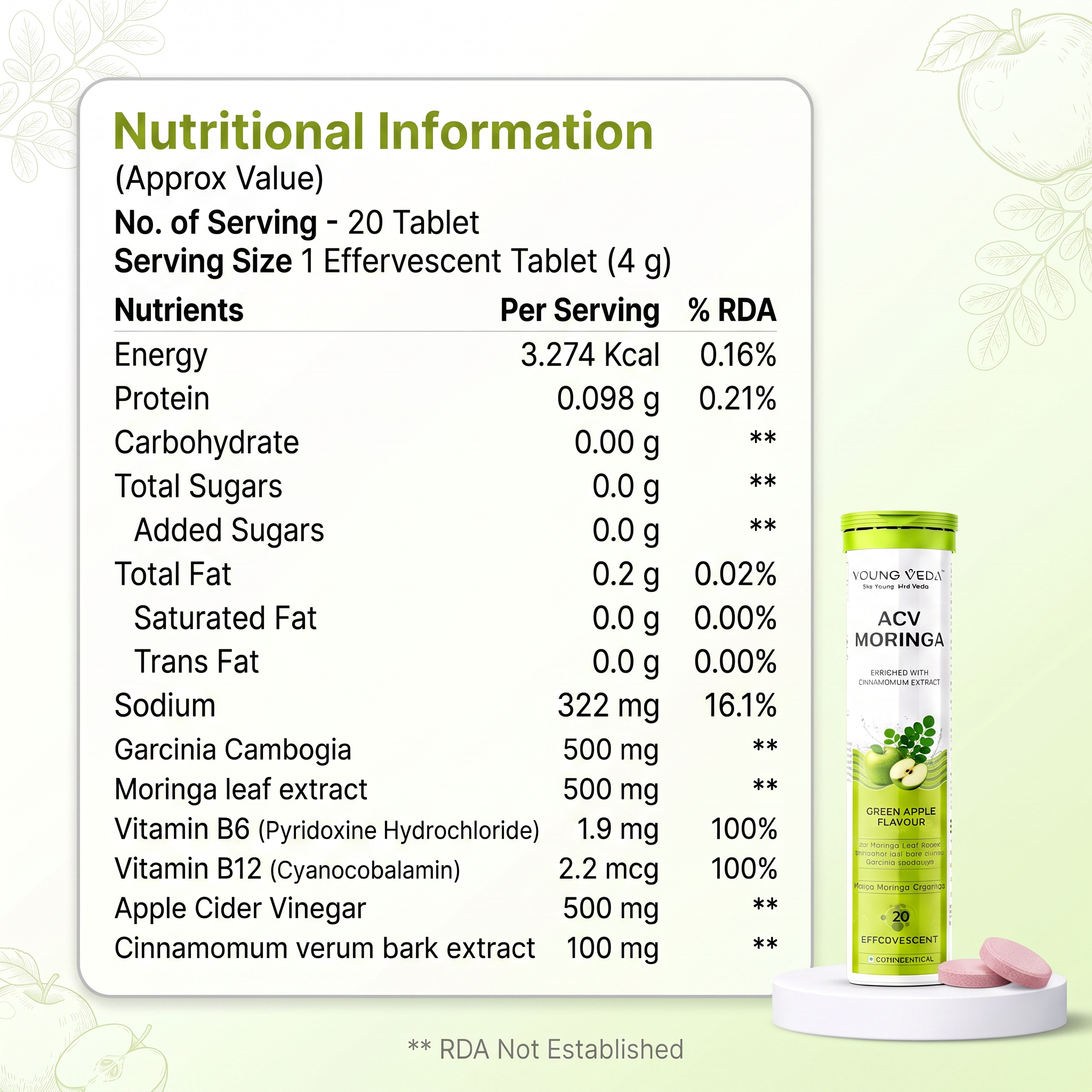 ACV Moringa For Craving Control