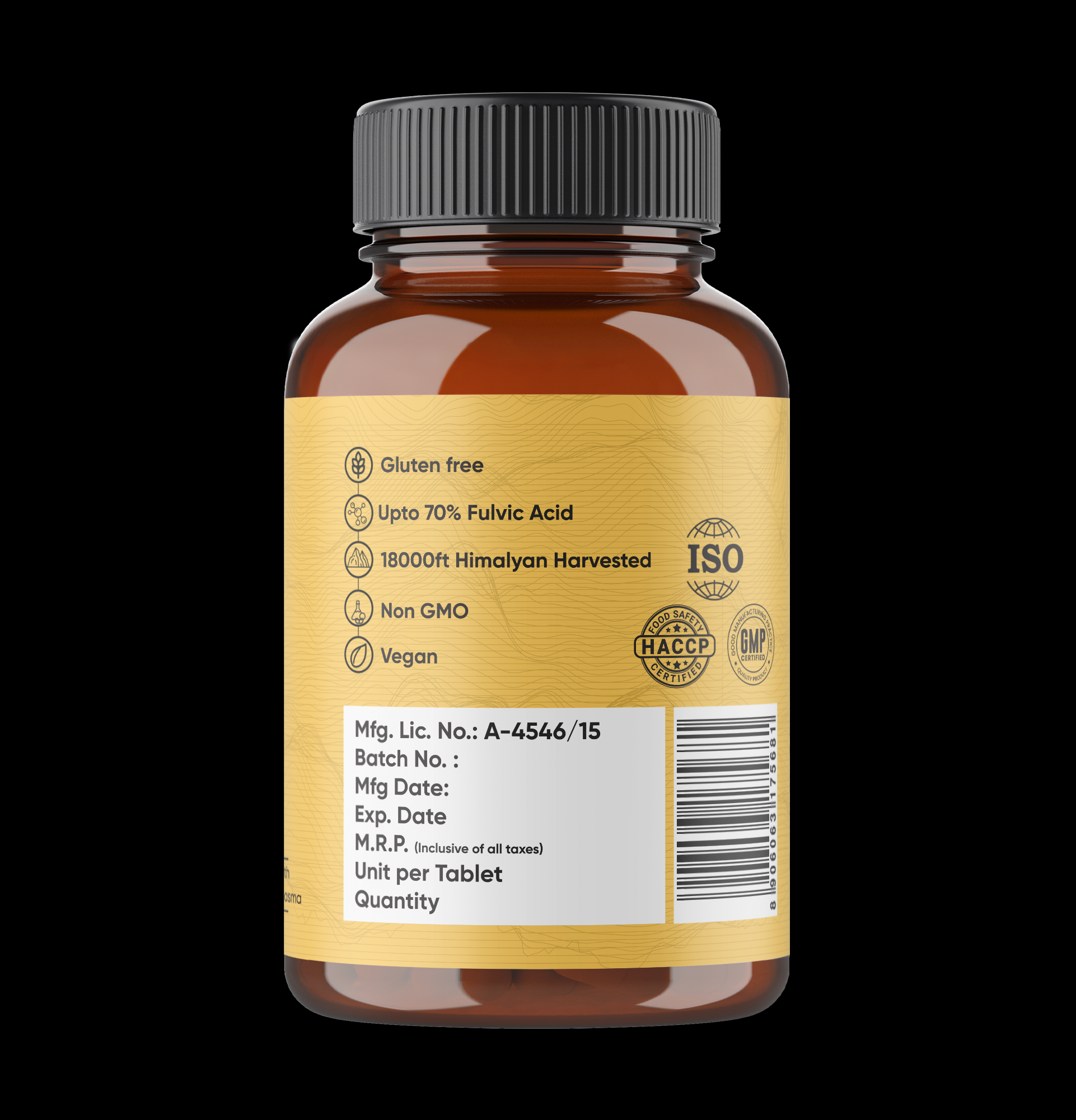 Gold Shilajit Capsules for Stamina & Endurance